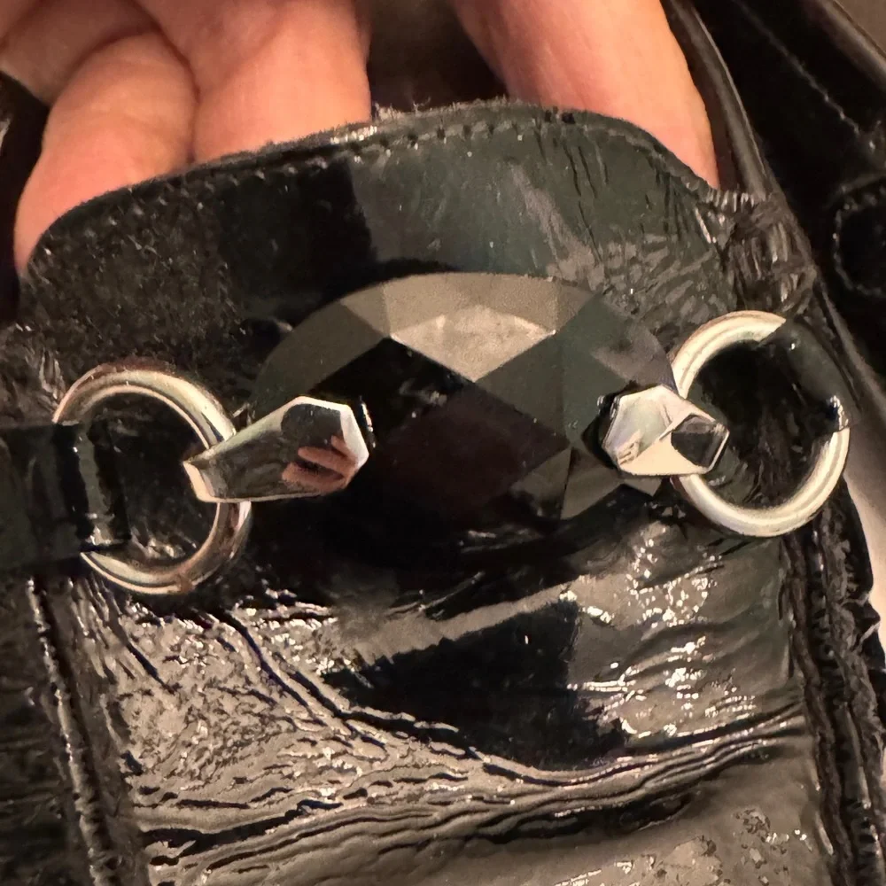 Stuart Weitzman glossy black